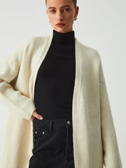 Fell In Love Fuzzy Long Cardigan