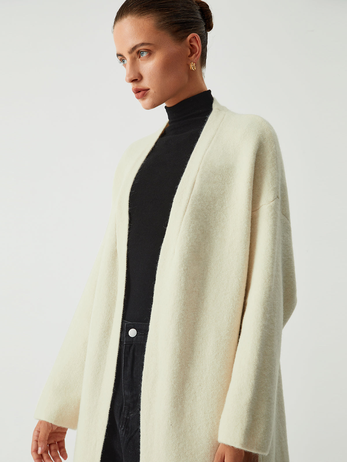 Fell In Love Fuzzy Long Cardigan