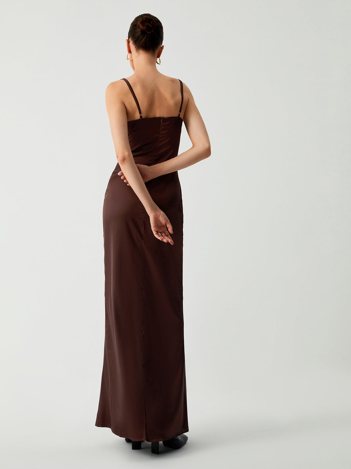 Moonlight Dance Cowl Neck Long Dress