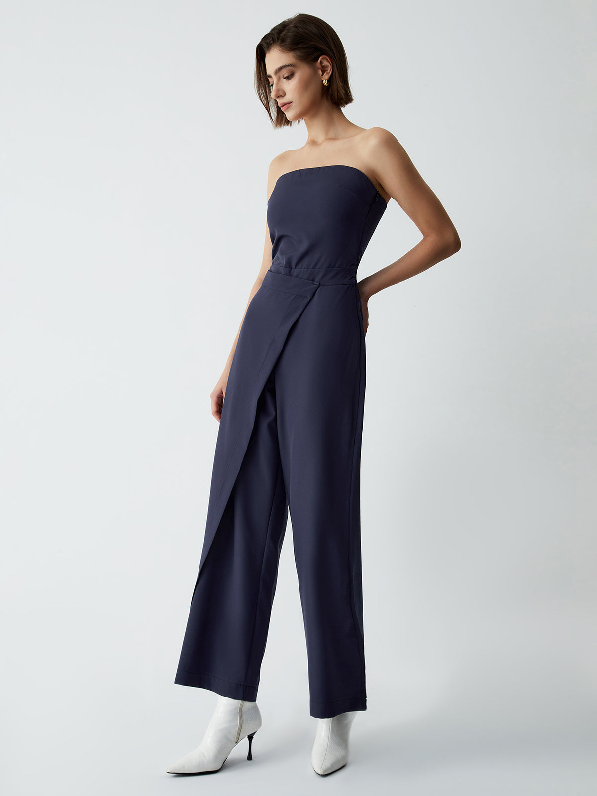 Essential Asymmetric Layered Tube Jumpsuit