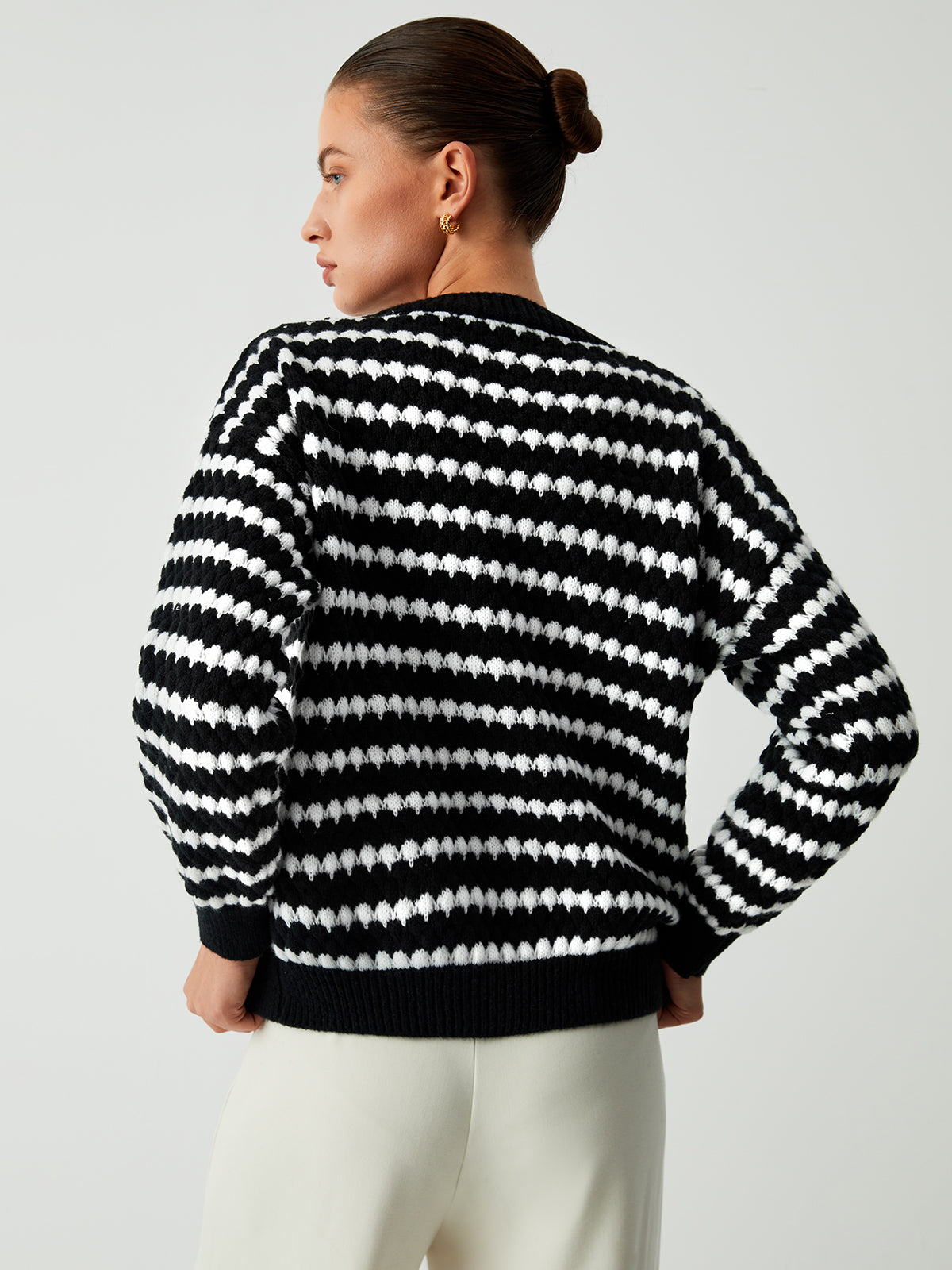 Unspoken Desire Stripe Cardigan