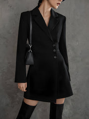 First Choice Blazer Long Sleeve Short Dress